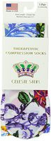 Celeste Stein Therapeutic Compression Socks, Tattoo Parlor, 15-20 mmhg, 1-Pair