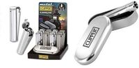 Clipper Metal Chrome Refillable Lighter 12 per tray