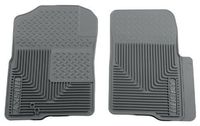 Husky Liners 51232 Semi-Custom Fit Heavy Duty Rubber Front Floor Mat - Pack of 2, Grey by Husky Liners