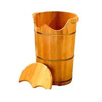 Foot Bath Tub,Foot Bath Barrel,Foot Bath,60cm High W Type Cedar with Lid Foot Bath Barrel