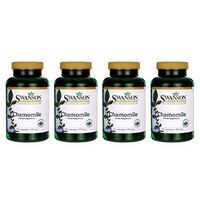 Swanson Chamomile 350 Milligrams 120 Capsules (4 Pack)