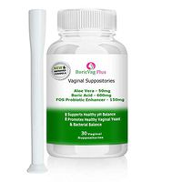 Boric Acid Vaginal Suppositories - 30 Counts - with Aloe Vera and Probiotics Enhancer - Boricvag Plus