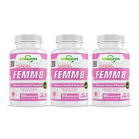 Xinnora Femm8 Libido Enhancer for Women with Ginseng, Pure Horny Goat Weed, Tongkat Ali, Tribulus Terrestris, Maca Root for Better Physical Performance, Extra Strength & Energy - 60 Caps (3)
