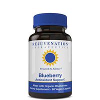 Rejuvenation Therapeutics - Organic Blueberry Extract, Powerful Antioxidant (60 Vegan Capsules, 350mg)
