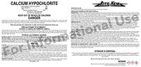 Rite-Kem Calcium Hypochlorite, Technical 6 oz