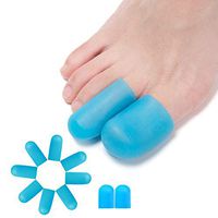 Sumifun Gel Toe Protectors Toe Caps, 10 Pcs Toe Sleeves Cushions to Protect The Toe, Prevent Callus and Blistering, Silicone Toe Protector for Women and Men