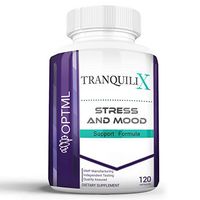 TranquiliX Anxiety and Stress Relief Formula, Advanced Anti-Anxiety Mood Support, Sleep Aid, Reduce Panic Attacks, Increase Calm, Happiness, and Relaxation, Stress Reduction (120 Capsules)