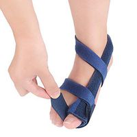 HALLUX valgus Correction Toe Correction with Metal Rod Orthopedic Toe Straightener During Day and Night, Overlapping Toe Separator Surgery Pain Relief - only 1