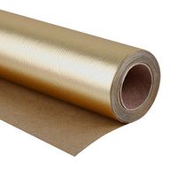 WRAPAHOLIC Gift Wrapping Paper Roll - Basic Texture Matte Gold for Birthday, Holiday, Wedding, Baby Shower Gift Wrap - 30 inch x 33 feet