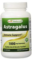 Best Naturals Astragalus Extract 1000 Mg 120 Capsules (Pack of 2)