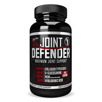 Rich Piana 5% Nutrition Joint Defender Maximum Joint Support Capsules with Type 2 Collagen, Glucosamine, Chondroitin, MSM, Curcumin, Hyaluronic Acid, 200 Capsules, 25 Servings