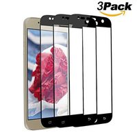 [3 Pack] Galaxy S7 Screen Protector Tempered Glass, Rosa Schleife [Full Coverage] [Anti-scratch] [Bubble-Free Clear] 9H Hardness Explosion-proof Tempered Glass Screen Protector for Samsung Galaxy S7