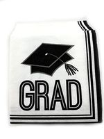10 packs of 36 Graduation Luncheon Dinner Napkins Paper - Graduation Cap