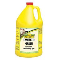 Simoniz Emerald Green Liquid Dishwashing Detergent, 1 gal.