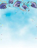 Great Papers! Grads Celebrate Letterhead, 25 Count, 8.5"x11" (2400034)