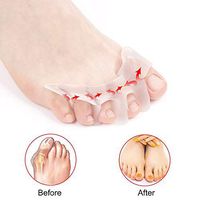 YAMEIJIA Toe Orthopedic Supplies Gel Toe Separator Stretcher for Dancer Yogis Athlete Bunion Relief Hammer Claw Crooked Toes Straightener