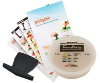 TheraPutty Standard Exercise Putty Tan - XX-Soft 4 OZ + Puttycise Key Turn TheraPutty Exercise Tool + Manual Bundle