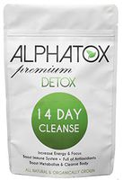 Alphatox 14 Day Premium Detox Tea Cycle, Helps Lose Weight Naturally, Full of Antioxidants, 14 Herbal Tea Bags, Organic Tea