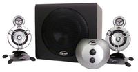 Klipsch GMX A 2.1 Personal Audio System (3 Speakers, Black & Silver)