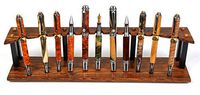 Bocote and Ebony Upright Stand - 11 Pen
