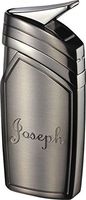 Personalized Visol Spark Gunmetal Torch Flame Lighter with Free Engraving (French Script)