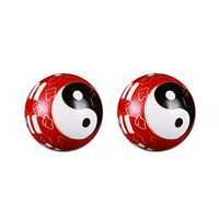 Lana Middle-Aged and Old People Resin Fitness Ball Practice Handball Health Ball Muscle Relaxation Massage Ball Fascial Ball, Portable, Durable, Small, Retro (Color : A4)