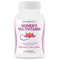 Women’s Multivitamin – Daily Support for Bone Health and Breast Health – Helps with Stress, Hormones & Heart Health – Over 40 Active Ingredients – Made in USA – 1 Month