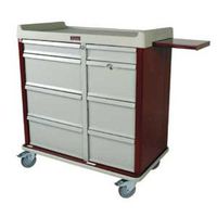 Standard Line Punch Card Medication Cart with Key Lock SL602PC