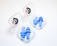 Carriejane's (2 Pack) Noise Cancelling Earplugs - Hearing Protection Reusable (with case). Perfect for Sleeping, Swimming, Concerts, Work, Travel, Mental Focus, and More.