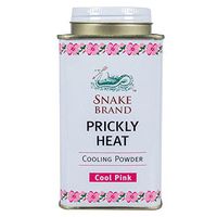 Prickly Heat Powder Snake Brand Cooling Cool Pink : 150g