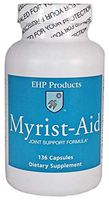EHP Products Myrist-Aid Joint Formula Capsules (136 Count) with 600mg of Glucosamine Sulfate and 600mg of MSM