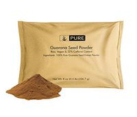 Natural Guarana Seed Powder, 8 oz, 400 mg Serving, Standard 22% Caffeine, Energy Booster, Raw & Vegan, Gluten-Free, Superfood, Lab Tested, Endurance & Cognitive Function, Eco-Friendly Packaging*