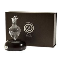 Nebulizing Diffuser for Essential Oils and Aromatherapy NO Heat, Water, Plastics OR Artificial Materials - Sage Core Series - Spiral Model in Gift Box