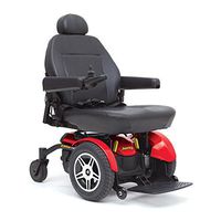 Pride Mobility - Jazzy Elite HD - Heavy Duty Power Chair - Jazzy Red