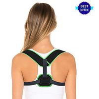 2019 Posture Corrector for Men and Women - Comfortable Upper Back Brace Clavicle Support Device for Crook-back and Shoulder - Neck Pain Relief - FDA Approved (Chest Size: 32 to 44 inches)