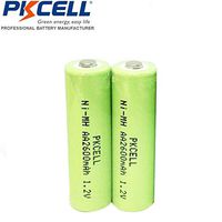 AA Size 1.2V Nimh 2600mAh High Capacity Rechargeable Batteries (2pc)
