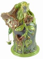Courtney's Candles Petunia Passions Fragrance Lamp House - Clayworks Limited Edition