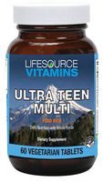 LifeSource Vitamins Ultra Teen Multi 60 Veg Tabs - Formulated Just for Teens - Free Priority Shipping