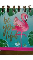 Lady Jayne Flamingo Wire O Spiral Pocket Bungee Notepad ~ Be-You-Tiful 16070