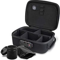 No Stink Bags Premium Smell Proof Travel Container Stash Bag Case with Heavy Duty Combination Lock – Discrete Waterproof Container with Carbon Filter Locks Odor in to Store Herb and Tobacco