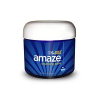 Blue Gold Amaze Vapor Rub All Natural Salve Balm Pure Essential Oil Relief for Cold Cough Sore Throat Sinus Congestion Bruises Sore Joints Muscles Cracked Heels Arthritis Hands Burns Insect Bites.