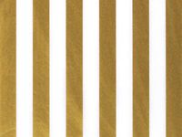 Gold Metallic Stripes Design Print Gift Grade Tissue Paper Sheets - 15" x 20" Package Amount (48)