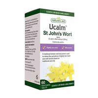 Natures Aid St John's Wort Extract 300mg (Ucalm) 60 Tablets – Low Mood & Anxiety