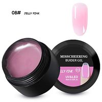 15ml Poly Nail Gel Kit Quick Extension Builder Gel Polish Nail Enhancement Thickening Acrylic Professional Technician Tool Clear Color