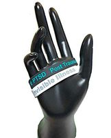 PTSD Post Traumatic Stress Disorder and Invisible Illness Awareness Bracelets 2 Pack