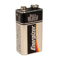 Energizer Regular Alkaline Batteries, 9 V, 4/pack