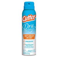 Cutter Dry Insect Repellent, Aerosol, 4-Ounce