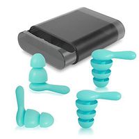 Ear Plugs for Sleeping, 2 Pairs Silicone Ear Plugs Noise Cancelling Comfortable Reusable Snoring Swimming and Working Travel Blue