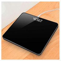LFSP Electronic Scales, Digital Scales Bathroom Scale Accurate Smart Electronic Digital Scale Portable Weight Scale Suitable For Bedroom, Bathroom Floor Health Scale Glass LED Display High-precision S