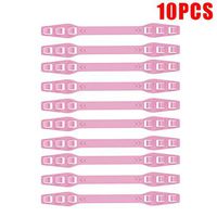 10PCS Third Gear Adjustable Anti-Slip Mask Ear Grips Extension Hook Reduce Ear Pain Ear Protector (Pink)